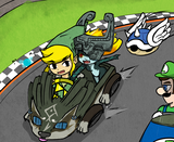 LoZ Kart Racing (with special guest, Luigi!)